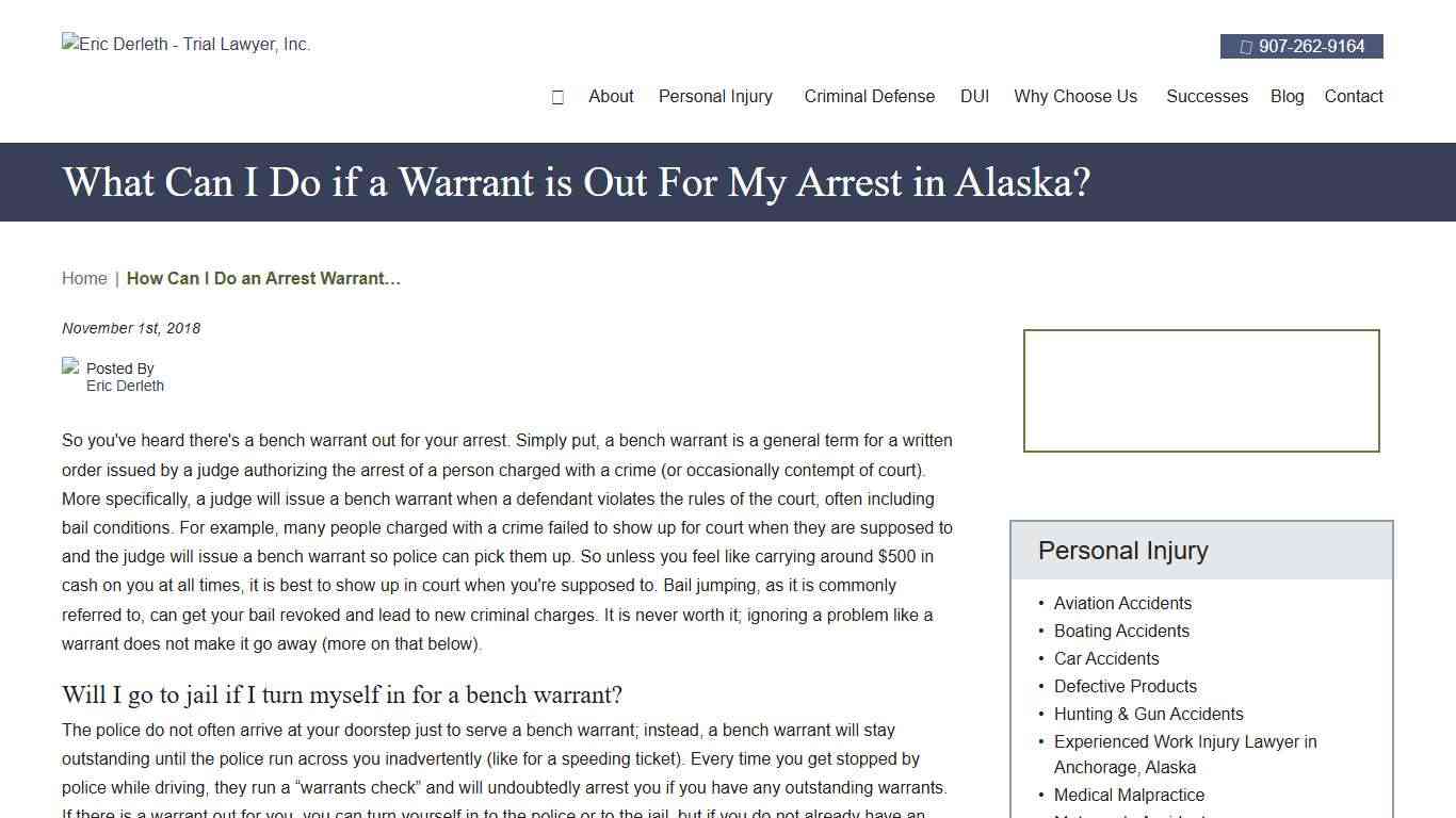 How Can I Do an Arrest Warrant Search in Alaska? - Eric Derleth